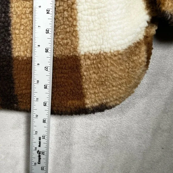 Stoic MTN High Pile Fleece Jacket Women Large Lined Button Up Warm Cozy-EUC - Picture 7 of 9